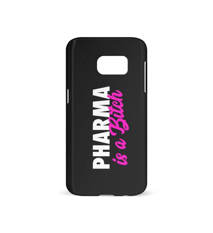 HANDYHÜLLE, HANDY CASE - SAMSUNG GALAXY S7 • PHARMA IS A BITCH-HARLEKINSHOP