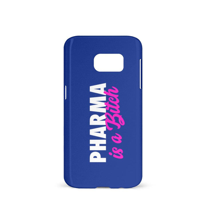 HANDYHÜLLE, HANDY CASE - SAMSUNG GALAXY S7 • PHARMA IS A BITCH-HARLEKINSHOP