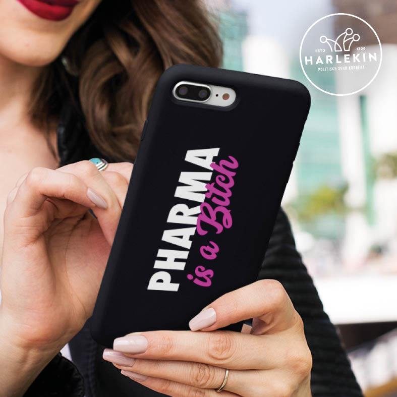 HANDYHÜLLE, HANDY CASE - SAMSUNG GALAXY S7 • PHARMA IS A BITCH-HARLEKINSHOP