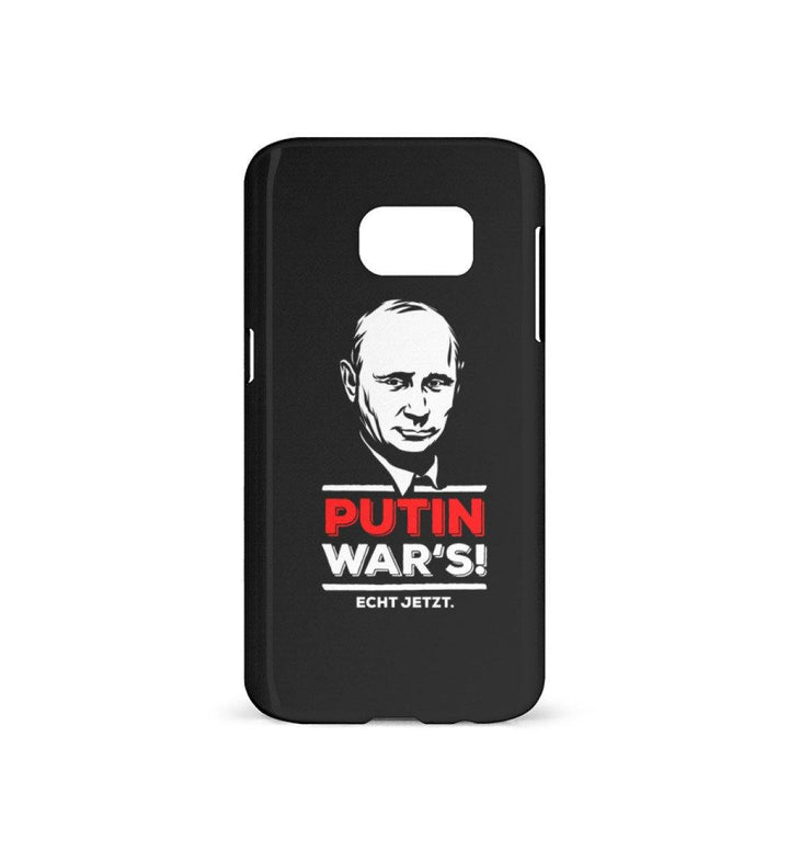 HANDYHÜLLE, HANDY CASE - SAMSUNG GALAXY S7 • PUTIN WAR'S!-HARLEKINSHOP