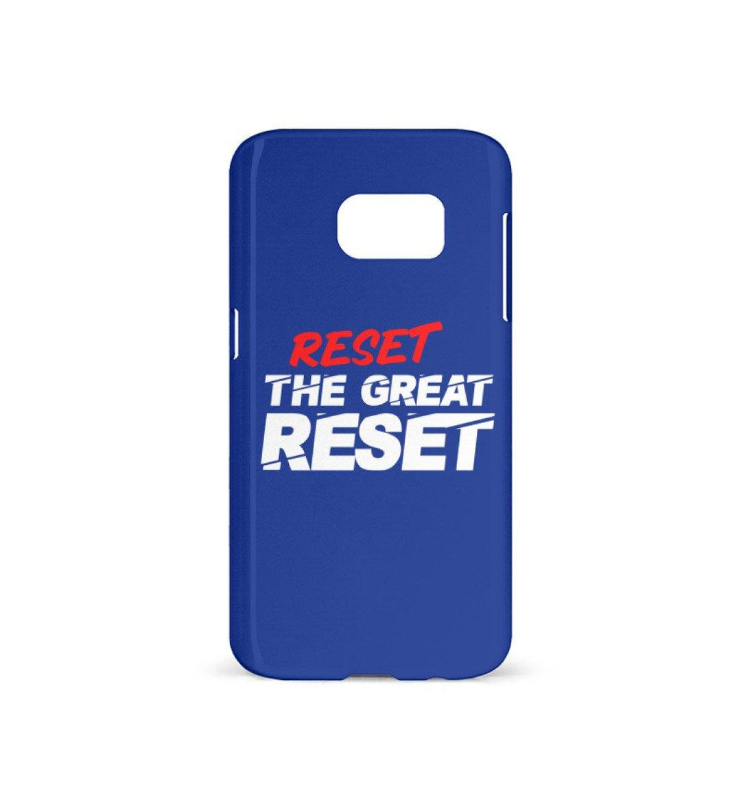 HANDYHÜLLE, HANDY CASE - SAMSUNG GALAXY S7 • RESET THE GREAT RESET-HARLEKINSHOP