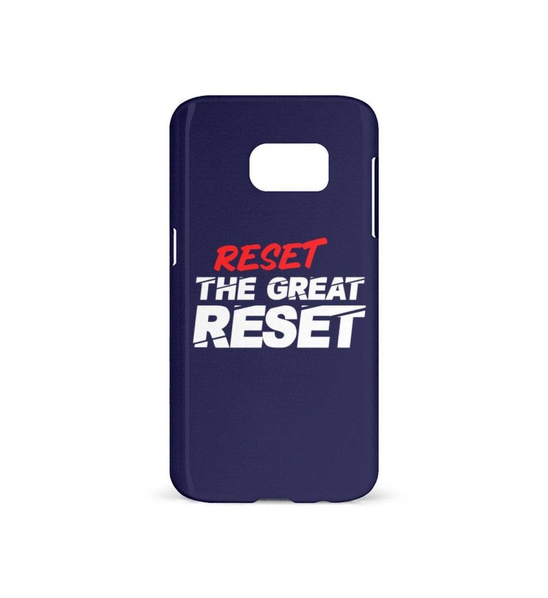 HANDYHÜLLE, HANDY CASE - SAMSUNG GALAXY S7 • RESET THE GREAT RESET-HARLEKINSHOP