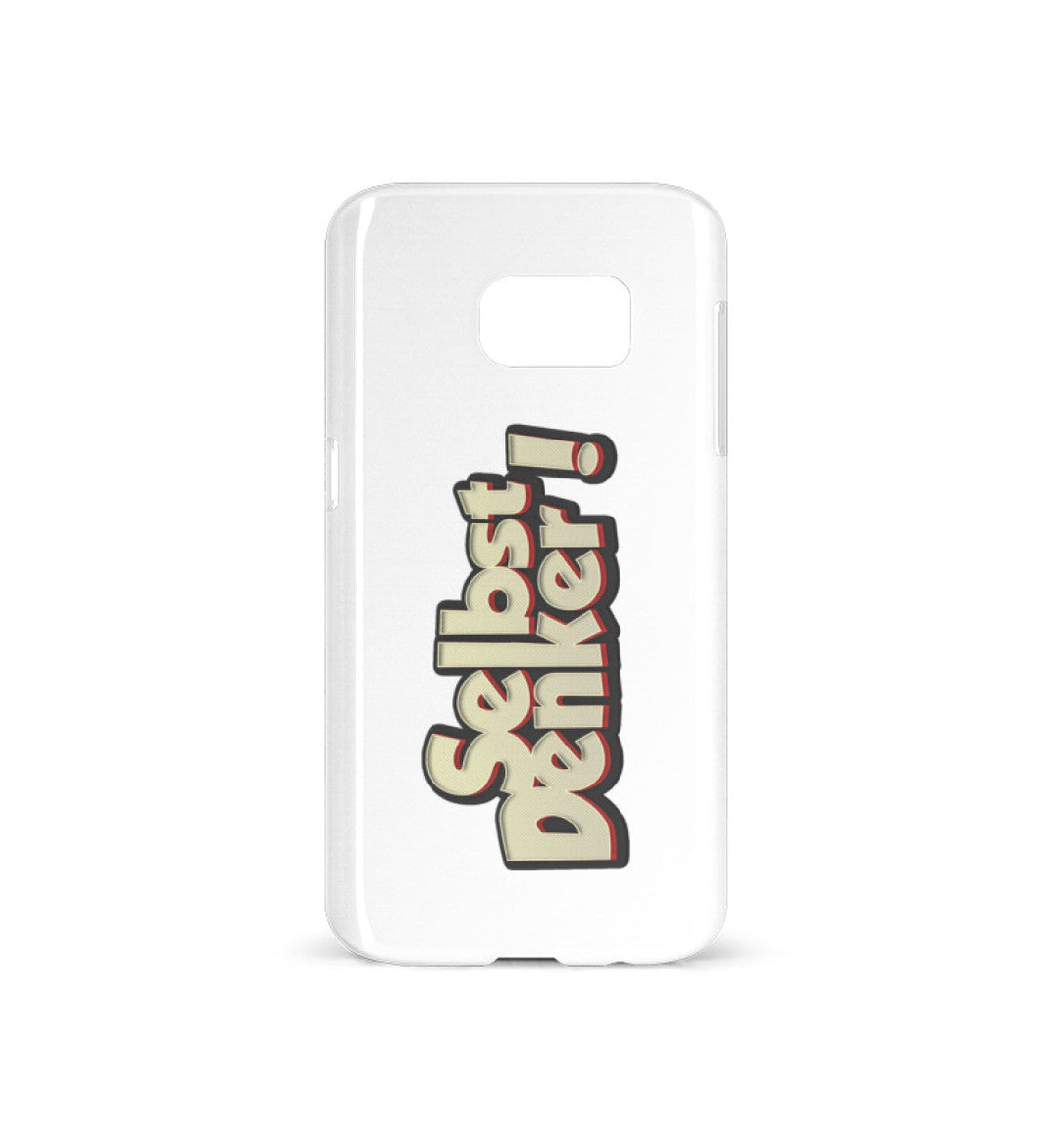 HANDYHÜLLE, HANDY CASE - SAMSUNG GALAXY S7 • SELBSTDENKER !-HARLEKINSHOP