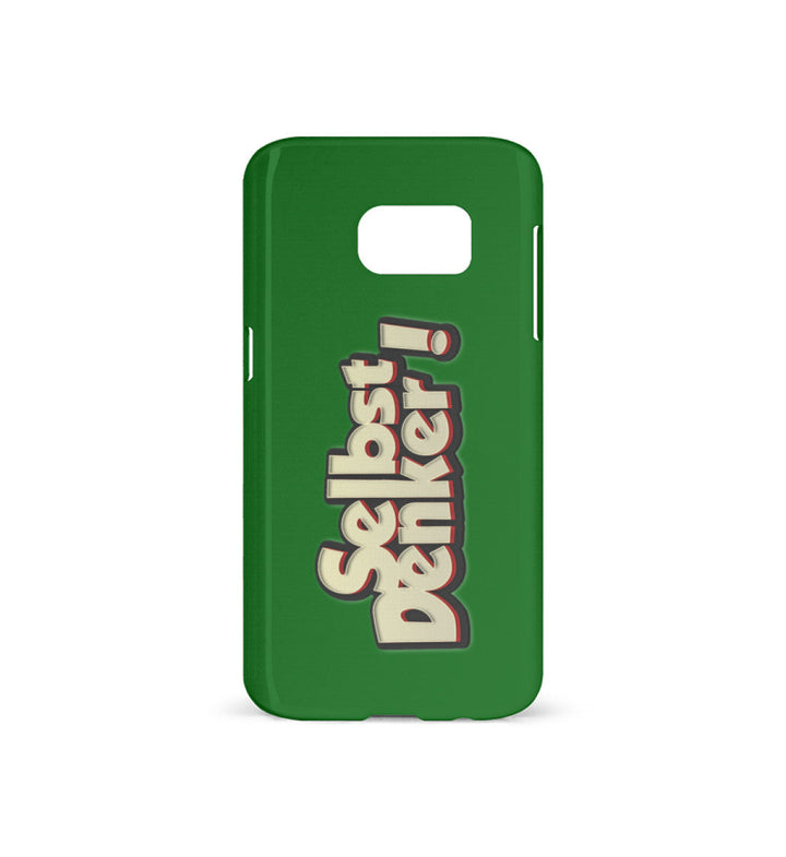 HANDYHÜLLE, HANDY CASE - SAMSUNG GALAXY S7 • SELBSTDENKER !-HARLEKINSHOP