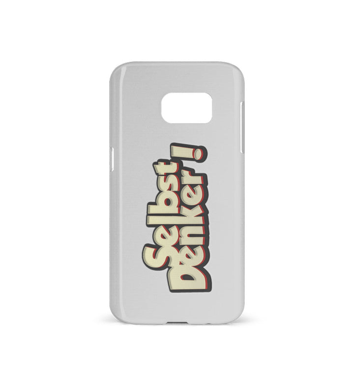 HANDYHÜLLE, HANDY CASE - SAMSUNG GALAXY S7 • SELBSTDENKER !-HARLEKINSHOP