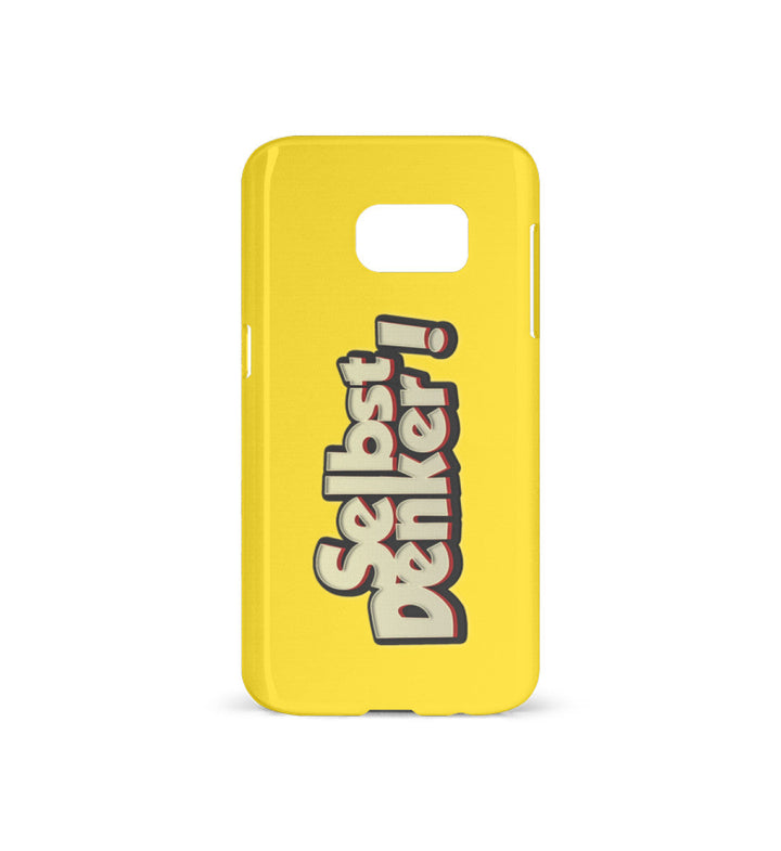 HANDYHÜLLE, HANDY CASE - SAMSUNG GALAXY S7 • SELBSTDENKER !-HARLEKINSHOP
