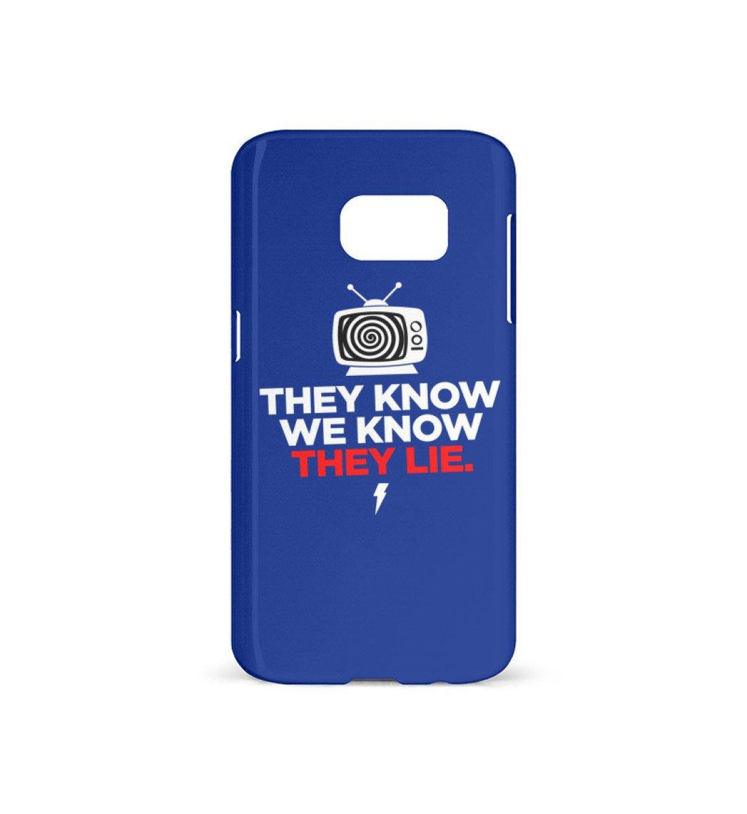 HANDYHÜLLE, HANDY CASE - SAMSUNG GALAXY S7 • THEY LIE!-HARLEKINSHOP