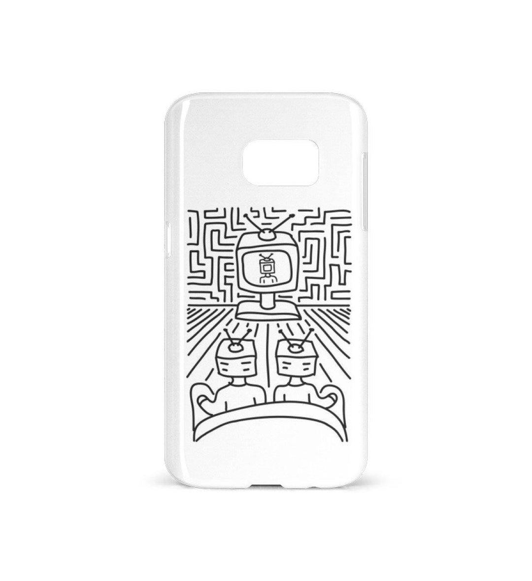 HANDYHÜLLE, HANDY CASE - SAMSUNG GALAXY S7 • TV MANIPULATION-HARLEKINSHOP