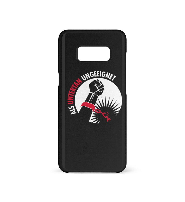 HANDYHÜLLE, HANDY CASE - SAMSUNG GALAXY S8 • ALS UNTERTAN UNGEEIGNET-HARLEKINSHOP