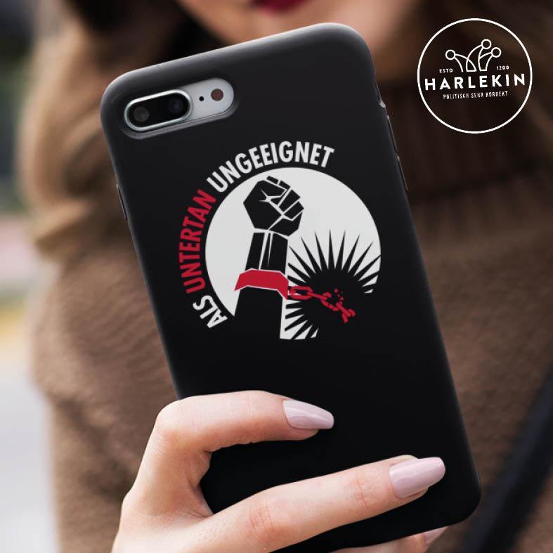 HANDYHÜLLE, HANDY CASE - SAMSUNG GALAXY S8 • ALS UNTERTAN UNGEEIGNET-HARLEKINSHOP