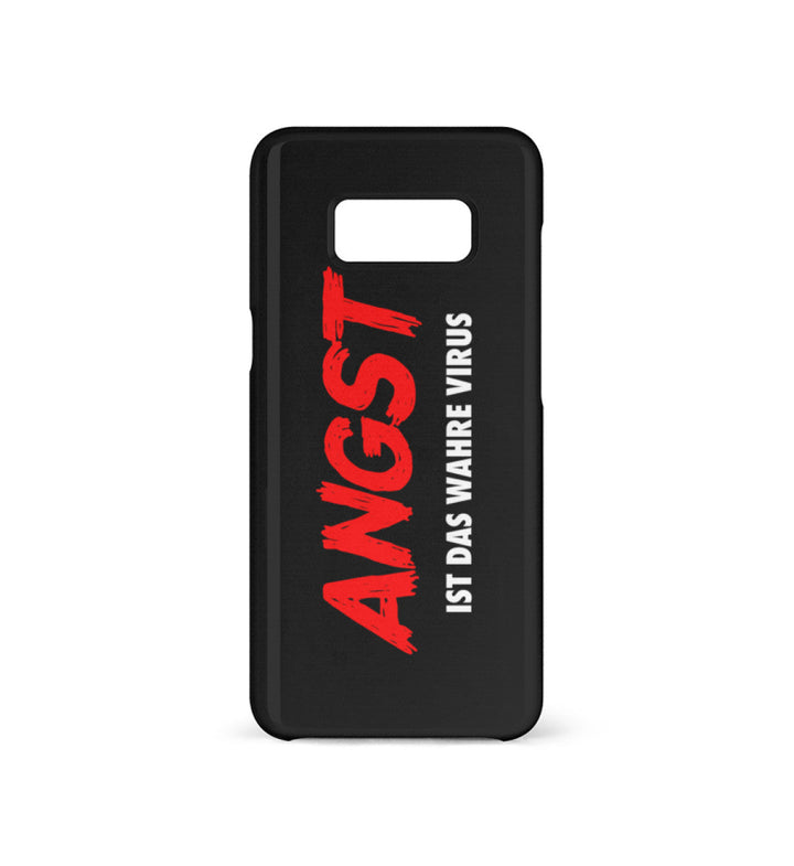 HANDYHÜLLE, HANDY CASE - SAMSUNG GALAXY S8 • ANGST IST DAS WAHRE VIRUS-HARLEKINSHOP
