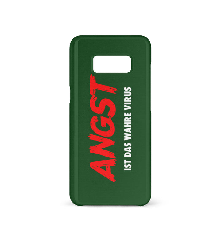 HANDYHÜLLE, HANDY CASE - SAMSUNG GALAXY S8 • ANGST IST DAS WAHRE VIRUS-HARLEKINSHOP