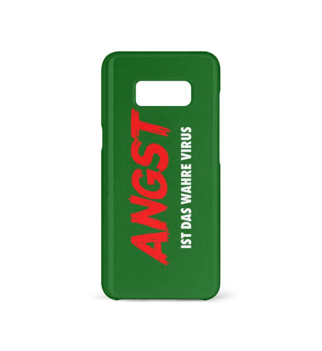 HANDYHÜLLE, HANDY CASE - SAMSUNG GALAXY S8 • ANGST IST DAS WAHRE VIRUS-HARLEKINSHOP