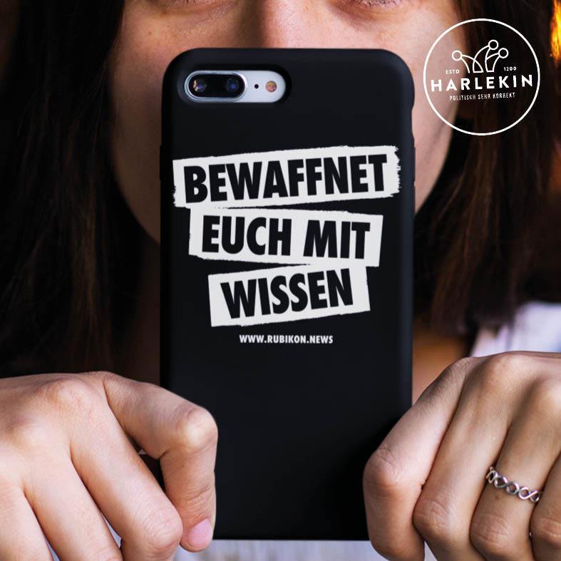 HANDYHÜLLE, HANDY CASE - SAMSUNG GALAXY S8 • BEWAFFNET EUCH MIT WISSEN - DUNKEL-HARLEKINSHOP