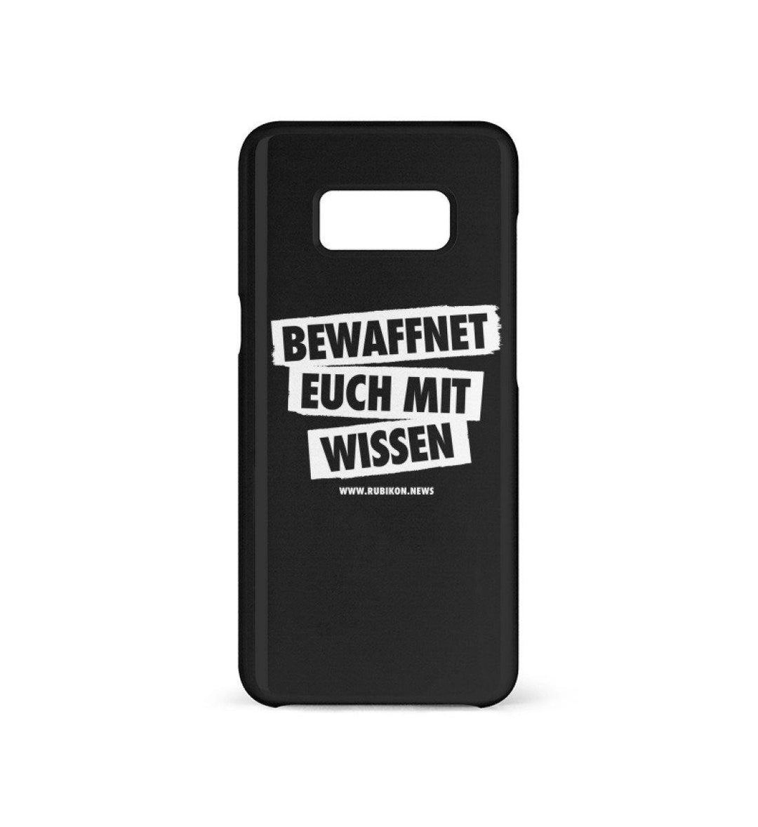 HANDYHÜLLE, HANDY CASE - SAMSUNG GALAXY S8 • BEWAFFNET EUCH MIT WISSEN - DUNKEL-HARLEKINSHOP