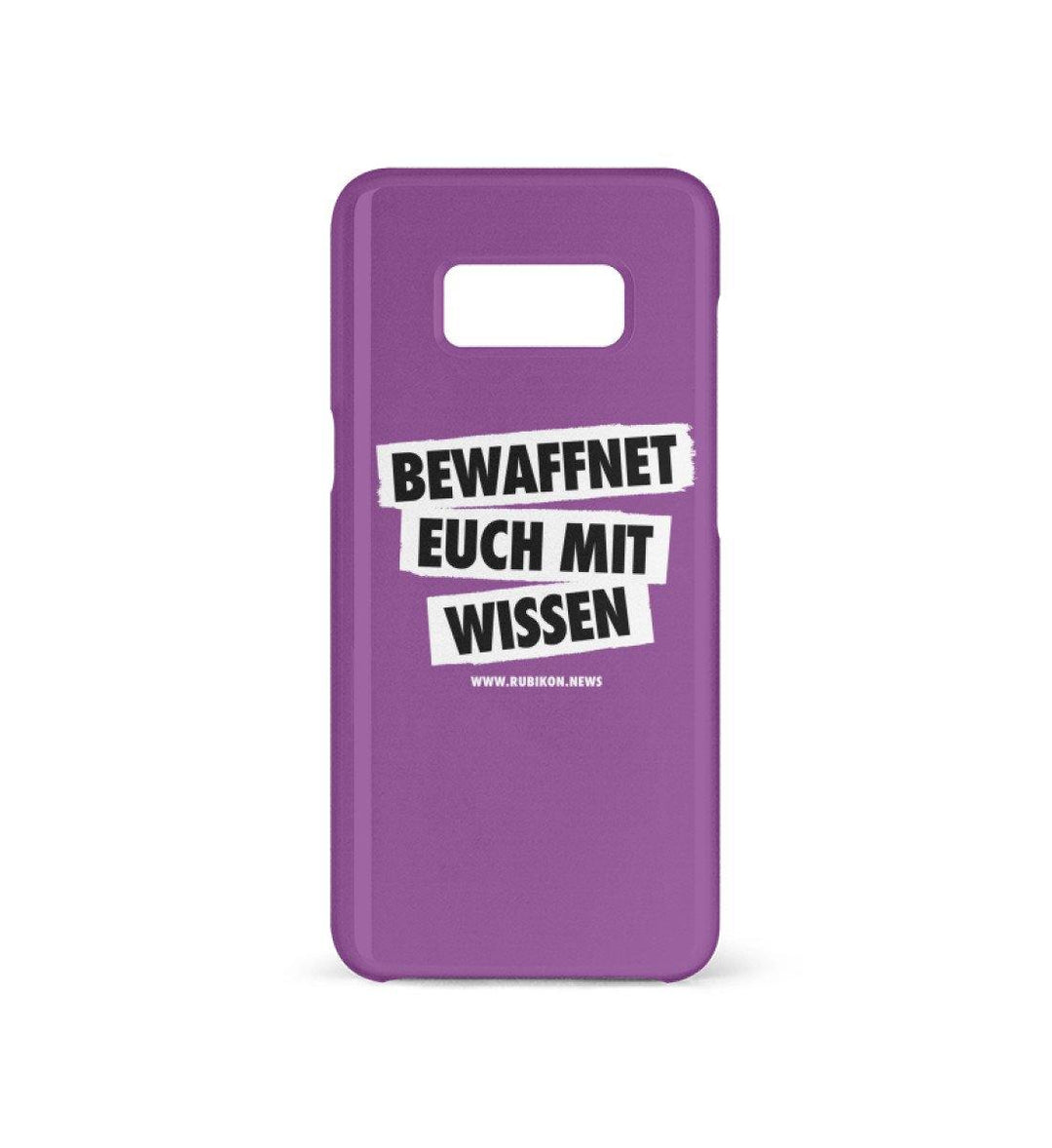 HANDYHÜLLE, HANDY CASE - SAMSUNG GALAXY S8 • BEWAFFNET EUCH MIT WISSEN - DUNKEL-HARLEKINSHOP