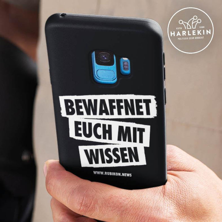 HANDYHÜLLE, HANDY CASE - SAMSUNG GALAXY S8 • BEWAFFNET EUCH MIT WISSEN - DUNKEL-HARLEKINSHOP