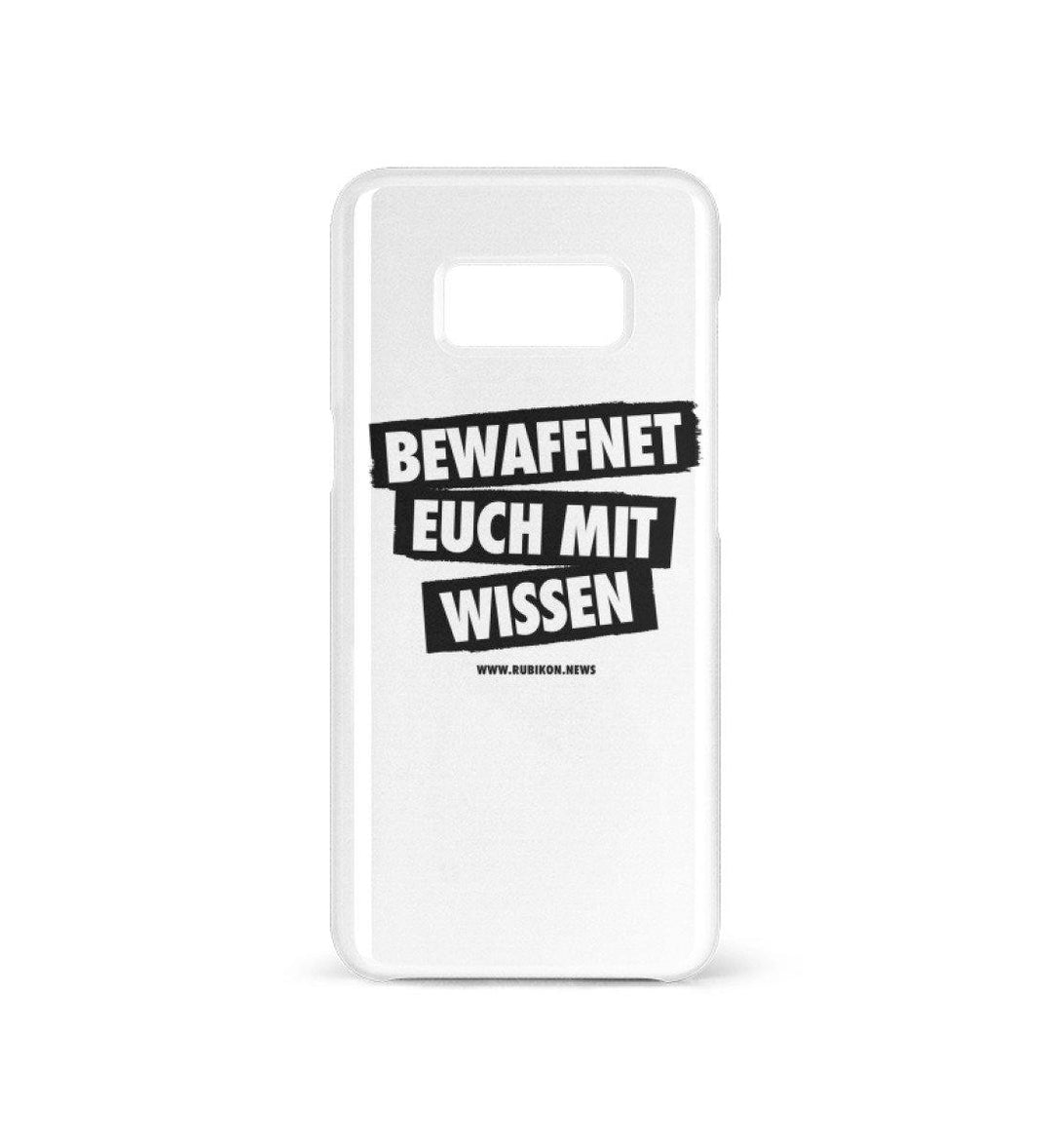 HANDYHÜLLE, HANDY CASE - SAMSUNG GALAXY S8 • BEWAFFNET EUCH MIT WISSEN - HELL-HARLEKINSHOP