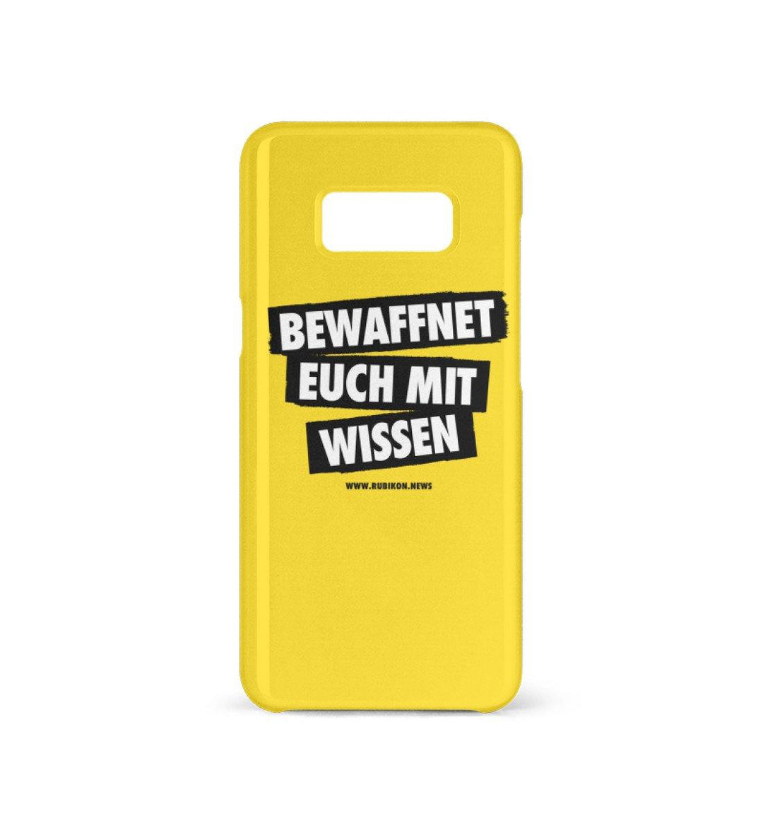 HANDYHÜLLE, HANDY CASE - SAMSUNG GALAXY S8 • BEWAFFNET EUCH MIT WISSEN - HELL-HARLEKINSHOP