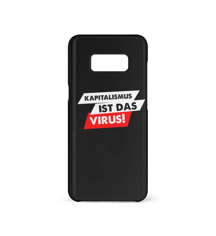 HANDYHÜLLE, HANDY CASE - SAMSUNG GALAXY S8 • DAS ECHTE VIRUS / KAPITALISMUS-HARLEKINSHOP