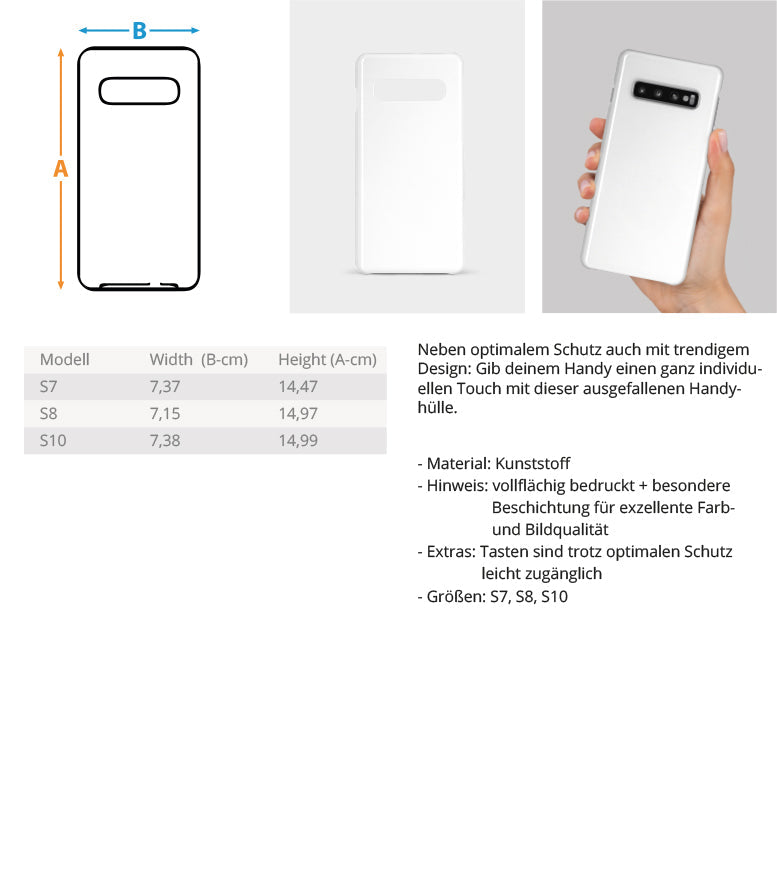 HANDYHÜLLE, HANDY CASE - SAMSUNG GALAXY S8 • DEMOKRATISCHER WIDERSTAND-HARLEKINSHOP
