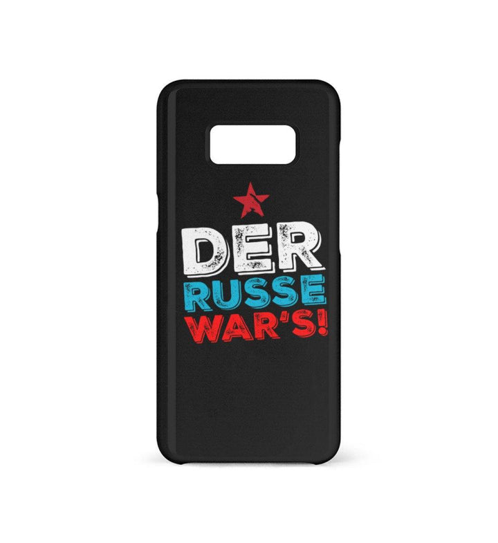 HANDYHÜLLE, HANDY CASE - SAMSUNG GALAXY S8 • DER RUSSE WAR'S!-HARLEKINSHOP
