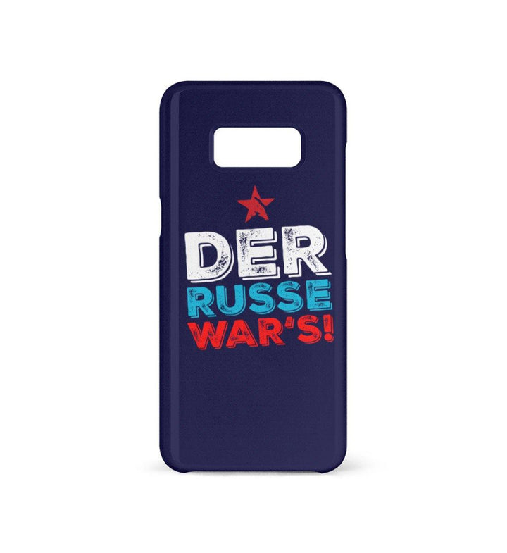 HANDYHÜLLE, HANDY CASE - SAMSUNG GALAXY S8 • DER RUSSE WAR'S!-HARLEKINSHOP