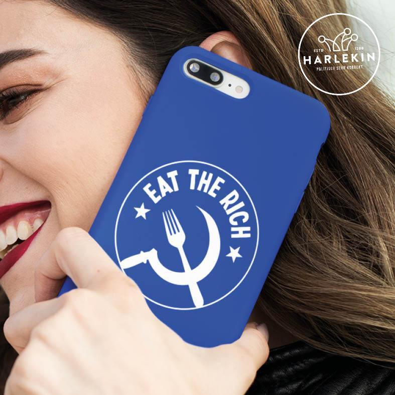 HANDYHÜLLE, HANDY CASE - SAMSUNG GALAXY S8 • EAT THE RICH ICON-HARLEKINSHOP