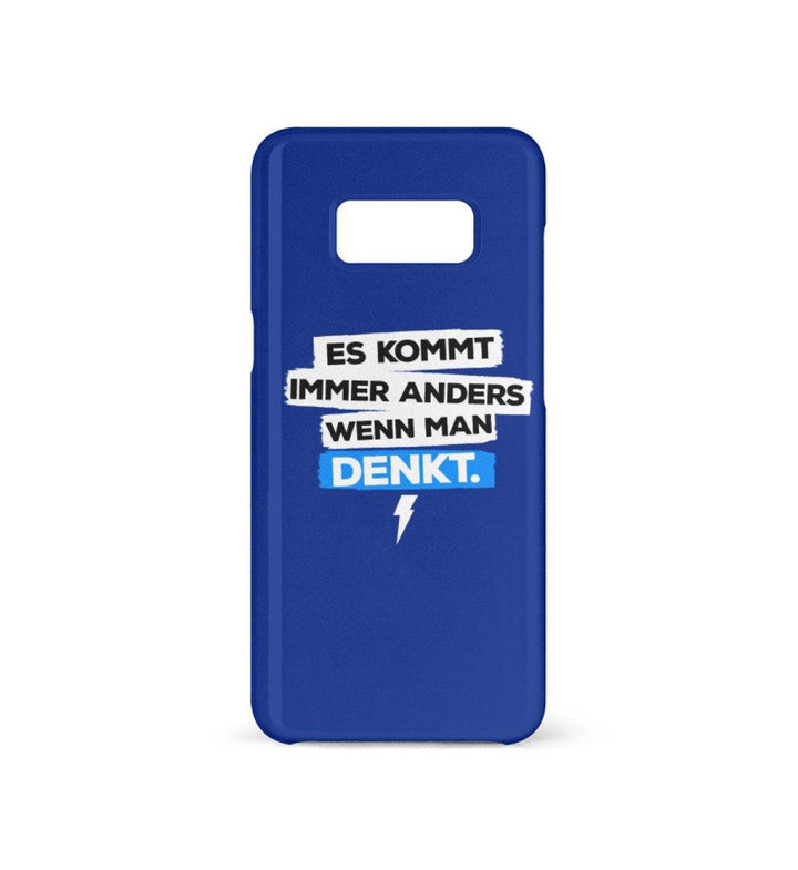 HANDYHÜLLE, HANDY CASE - SAMSUNG GALAXY S8 • ES KOMMT IMMER ANDERS-HARLEKINSHOP