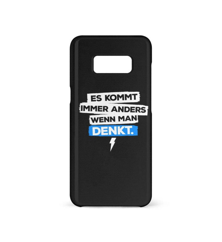 HANDYHÜLLE, HANDY CASE - SAMSUNG GALAXY S8 • ES KOMMT IMMER ANDERS-HARLEKINSHOP