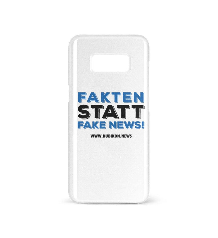HANDYHÜLLE, HANDY CASE - SAMSUNG GALAXY S8 • FAKTEN STATT FAKE NEWS-HARLEKINSHOP