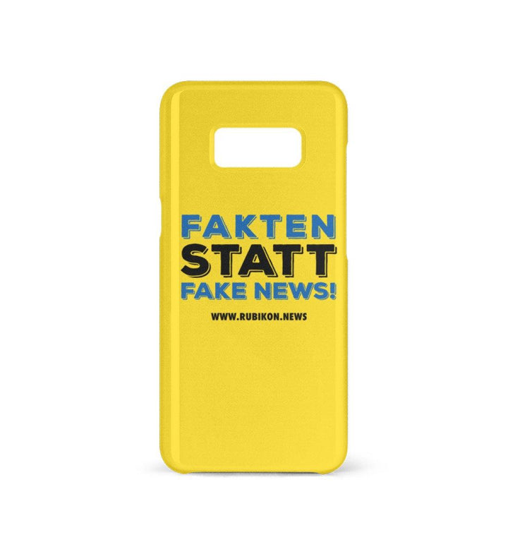 HANDYHÜLLE, HANDY CASE - SAMSUNG GALAXY S8 • FAKTEN STATT FAKE NEWS-HARLEKINSHOP
