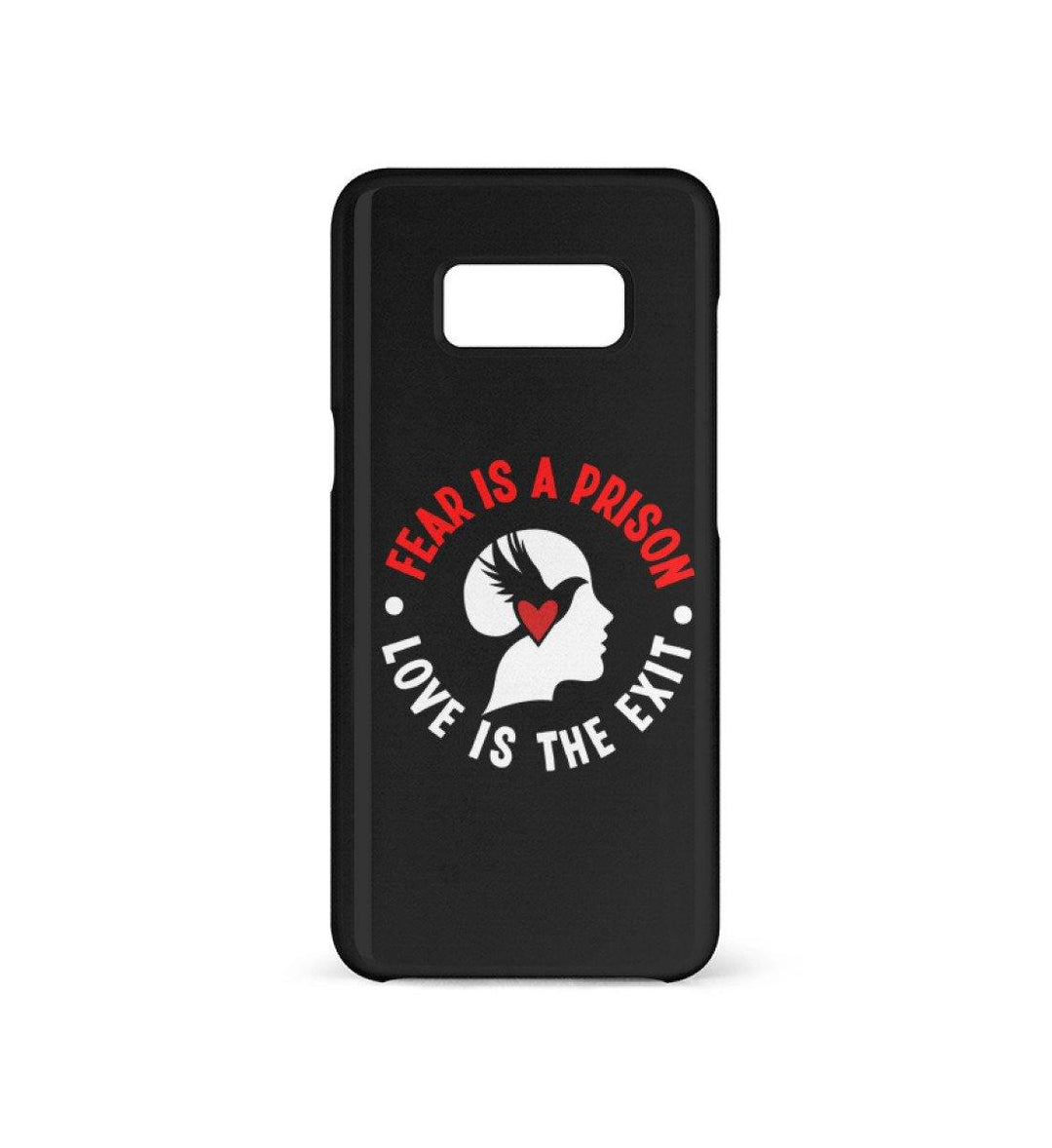 HANDYHÜLLE, HANDY CASE - SAMSUNG GALAXY S8 • FEAR IS A PRISON-HARLEKINSHOP