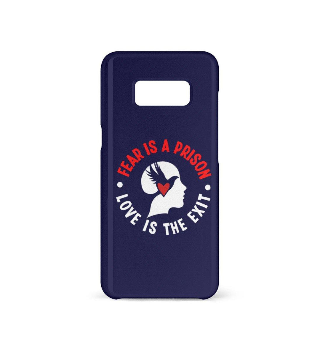 HANDYHÜLLE, HANDY CASE - SAMSUNG GALAXY S8 • FEAR IS A PRISON-HARLEKINSHOP