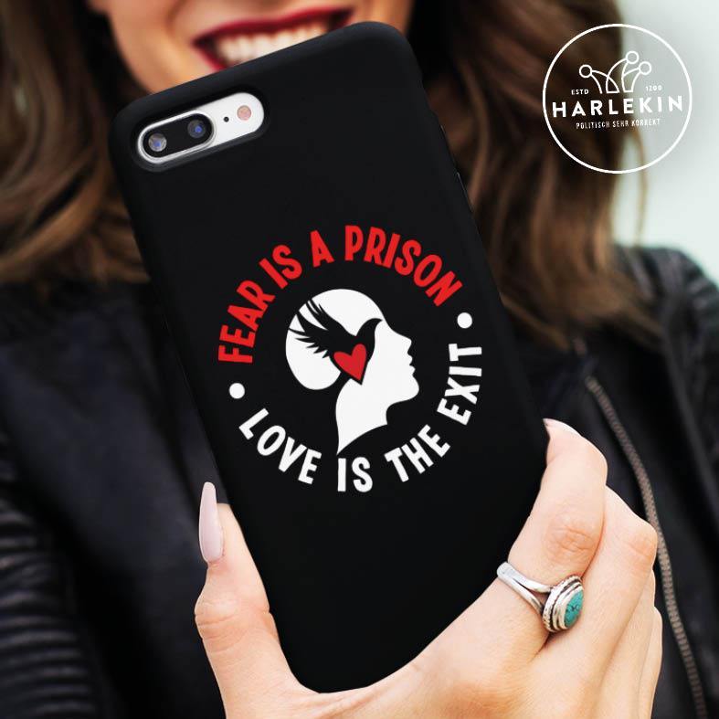 HANDYHÜLLE, HANDY CASE - SAMSUNG GALAXY S8 • FEAR IS A PRISON-HARLEKINSHOP