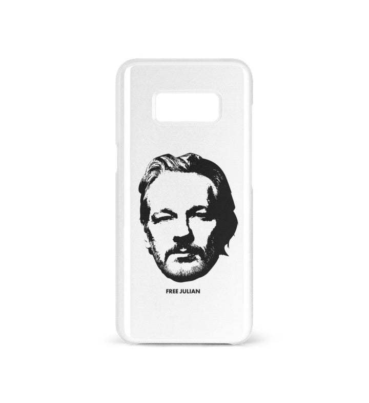 HANDYHÜLLE, HANDY CASE - SAMSUNG GALAXY S8 • FREE ASSANGE! / FREE JULIAN - HELL-HARLEKINSHOP