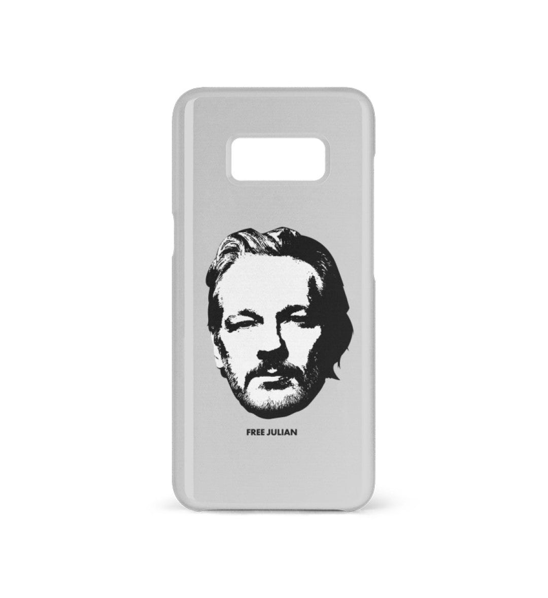 HANDYHÜLLE, HANDY CASE - SAMSUNG GALAXY S8 • FREE ASSANGE! / FREE JULIAN - HELL-HARLEKINSHOP