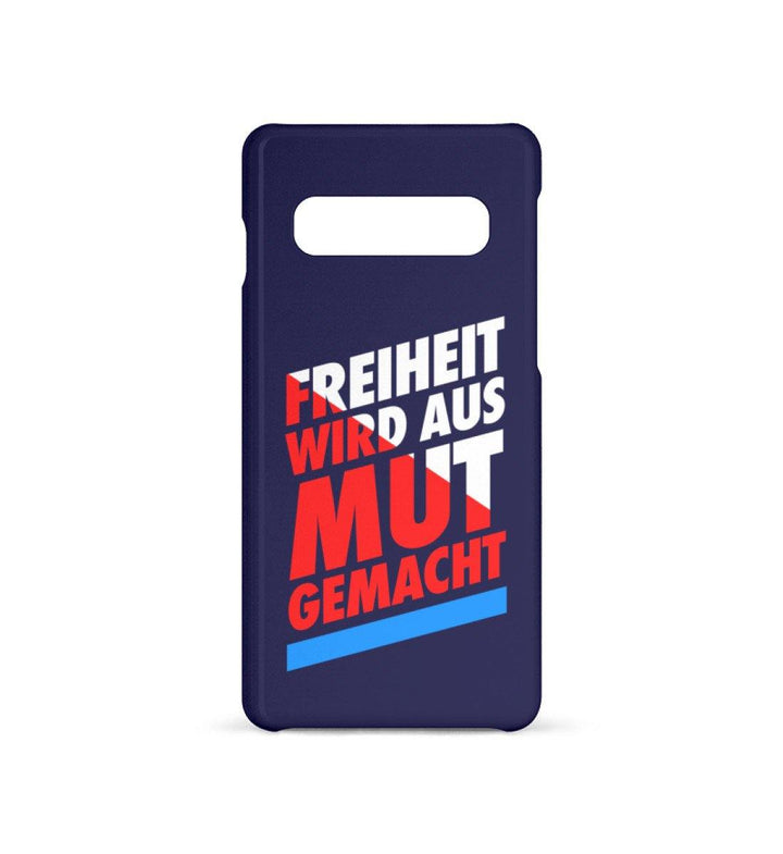 HANDYHÜLLE, HANDY CASE - SAMSUNG GALAXY S8 • FREIHEIT & MUT-HARLEKINSHOP