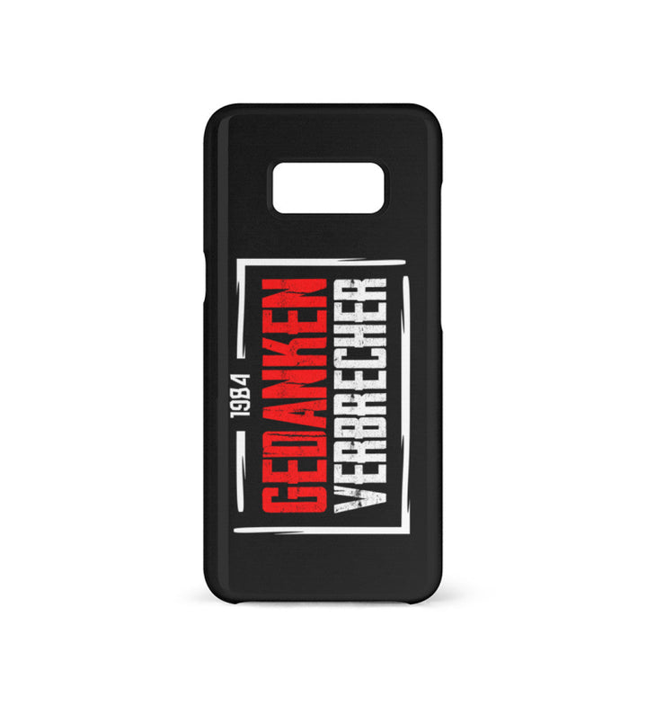HANDYHÜLLE, HANDY CASE - SAMSUNG GALAXY S8 • GEDANKENVERBRECHER-HARLEKINSHOP