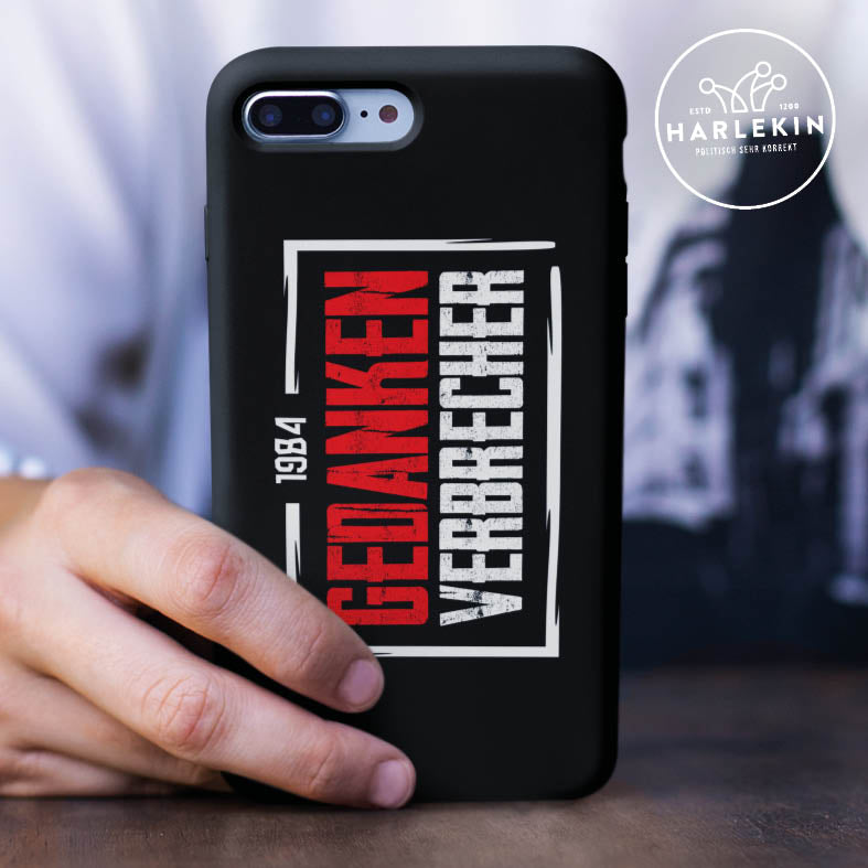 HANDYHÜLLE, HANDY CASE - SAMSUNG GALAXY S8 • GEDANKENVERBRECHER-HARLEKINSHOP