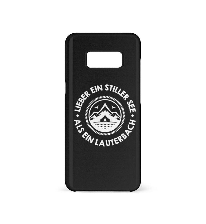 HANDYHÜLLE, HANDY CASE - SAMSUNG GALAXY S8 • LIEBER EIN STILLER SEE ALS EIN LAUTERBACH-HARLEKINSHOP
