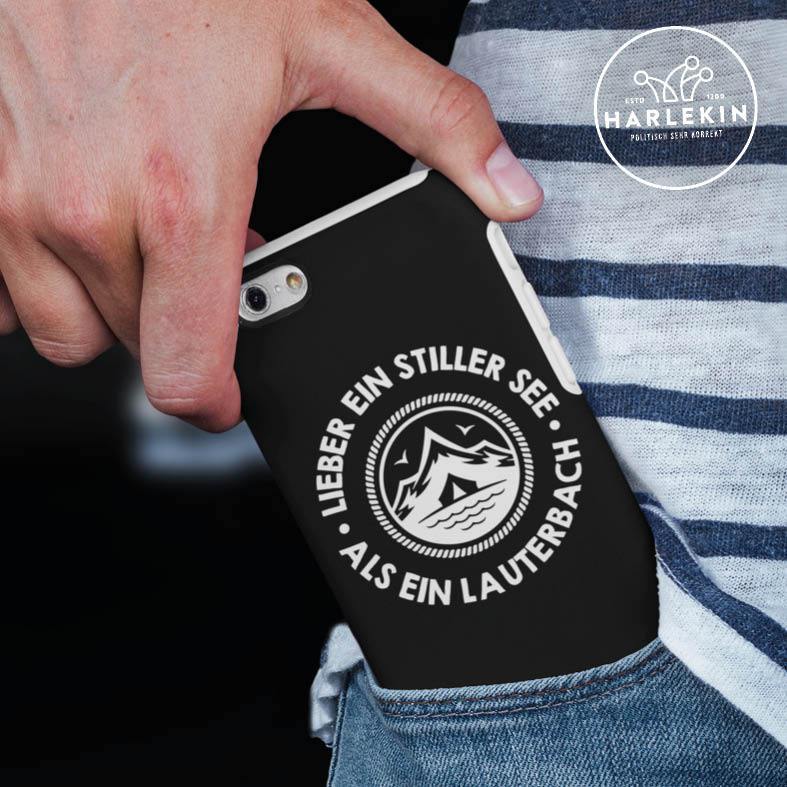HANDYHÜLLE, HANDY CASE - SAMSUNG GALAXY S8 • LIEBER EIN STILLER SEE ALS EIN LAUTERBACH-HARLEKINSHOP