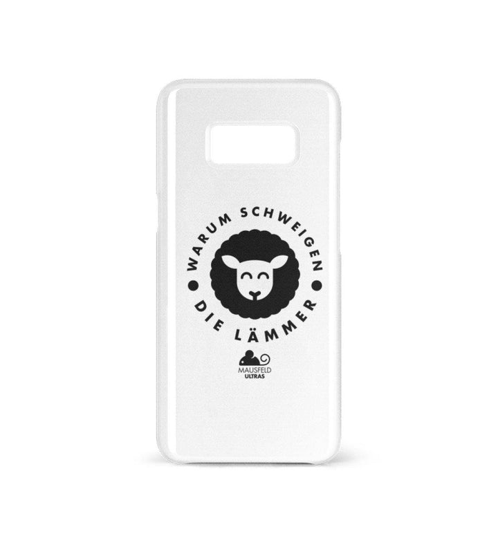 HANDYHÜLLE, HANDY CASE - SAMSUNG GALAXY S8 • MAUSFELD ULTRAS / WARUM SCHWEIGEN DIE LÄMMER-HARLEKINSHOP