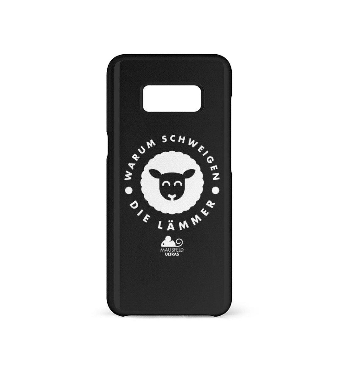 HANDYHÜLLE, HANDY CASE - SAMSUNG GALAXY S8 • MAUSFELD ULTRAS / WARUM SCHWEIGEN DIE LÄMMER-HARLEKINSHOP