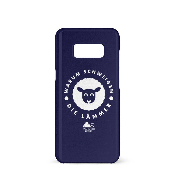 HANDYHÜLLE, HANDY CASE - SAMSUNG GALAXY S8 • MAUSFELD ULTRAS / WARUM SCHWEIGEN DIE LÄMMER-HARLEKINSHOP