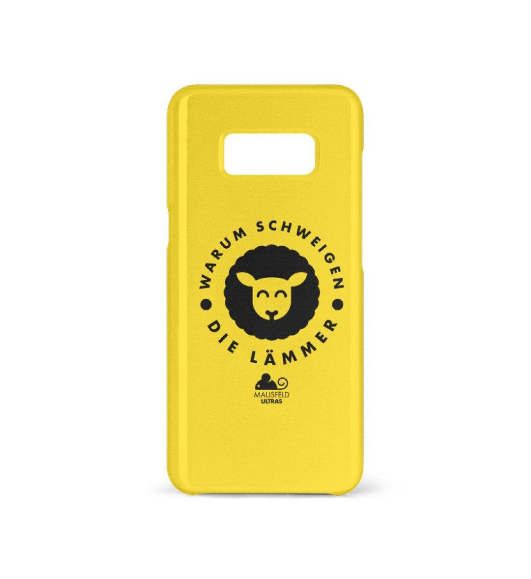 HANDYHÜLLE, HANDY CASE - SAMSUNG GALAXY S8 • MAUSFELD ULTRAS / WARUM SCHWEIGEN DIE LÄMMER-HARLEKINSHOP