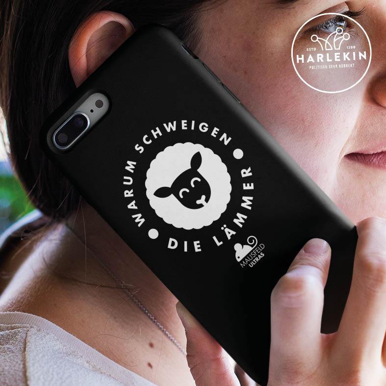 HANDYHÜLLE, HANDY CASE - SAMSUNG GALAXY S8 • MAUSFELD ULTRAS / WARUM SCHWEIGEN DIE LÄMMER-HARLEKINSHOP