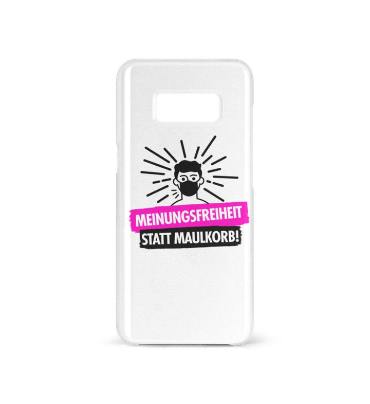 HANDYHÜLLE, HANDY CASE - SAMSUNG GALAXY S8 • MEINUNGSFREIHEIT-HARLEKINSHOP