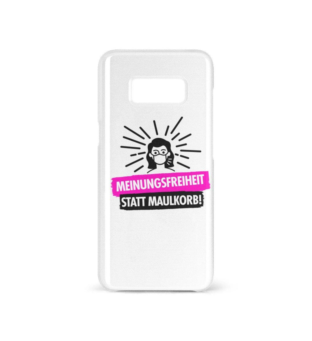 HANDYHÜLLE, HANDY CASE - SAMSUNG GALAXY S8 • MEINUNGSFREIHEIT-HARLEKINSHOP