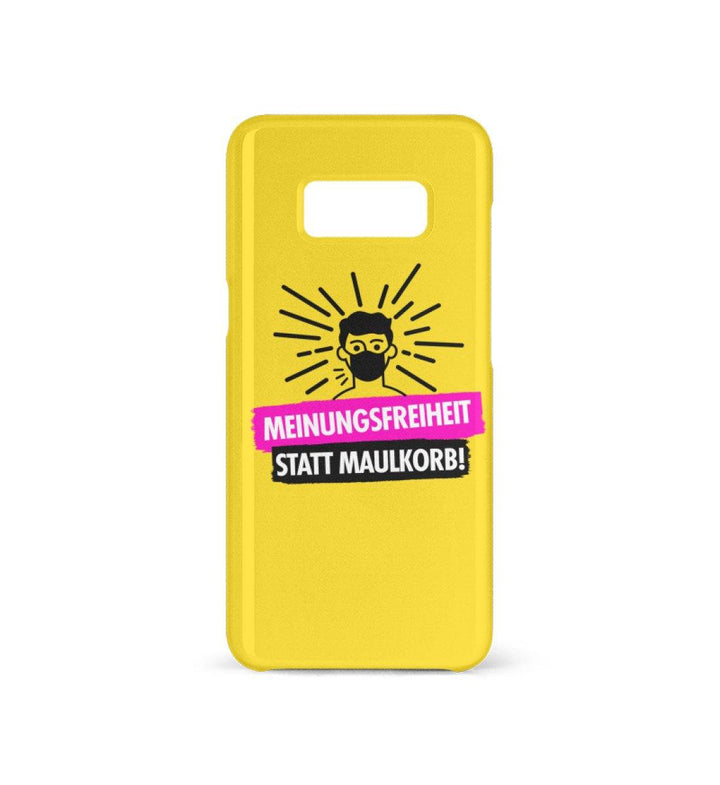 HANDYHÜLLE, HANDY CASE - SAMSUNG GALAXY S8 • MEINUNGSFREIHEIT-HARLEKINSHOP